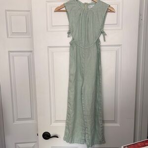 Zara Green Ruffled Tiered Sundress